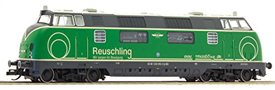 [Lokomotivy] → [Motorov] → [V 200] → 02502 E: zelen-ed s ernm pojezdem „Brohltal-Eisenbahn-Gesellschaft“