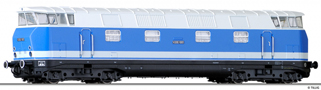 [Lokomotivy] → [Motorov] → [V 180 (BR 118)] → 501291: dieselov lokomotiva modr-slonov kost s ernm pojezdem