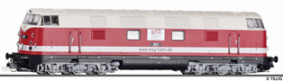 [Lokomotivy] → [Motorov] → [V 180 (BR 118)] → 04652 E: dieselov lokomotiva erven-slonov kost Mitteldeutschen Eisenbahn GmbH (MEG)