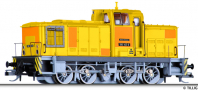 [Lokomotivy] → [Motorov] → [V 60] → 502072: dieselov lokomotiva lut s oranovmi zplatami