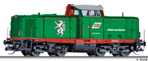 [Lokomotivy] → [Motorov] → [V 100] → 501969 E: dieselov lokomotiva zelen-erven „Steiermrkischen Landesbahnen“