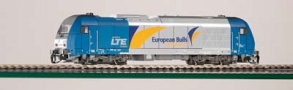 [Lokomotivy] → [Motorov] → [ER 20 Herkules] → 47582: dieselov lokomotiva v barevn kombinaci modr-stbrn „LTE European Bulls“