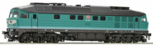 [Lokomotivy] → [Motorov] → [BR 132] → 36286: dieselov lokomotiva zelen s proukem, ern stecha a pojezd