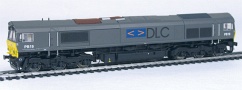 [Lokomotivy] → [Motorov] → [JT42CWR (Class 66)] → 40233: dieselov lokomotiva tmaved se lutmi ely a ernm pojezdem