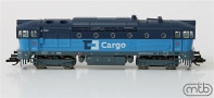 [Lokomotivy] → [Motorov] → [T478.3 „Brejlovec”] → TT750-222: dieselov lokomotiva svtle modr-tmav modr, tmav ed rm a podvozky