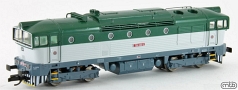 [Lokomotivy] → [Motorov] → [T478.3 „Brejlovec”] → TT754-040 : dieselov lokomotiva zelen-svtle ed