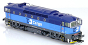 [Lokomotivy] → [Motorov] → [T478.3 „Brejlovec”] → 33329: dieselov lokomotiva v korportnm modrm ntru D Cargo
