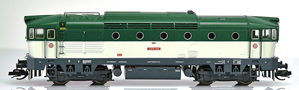 [Lokomotivy] → [Motorov] → [T478.3 „Brejlovec”] → 33389: dieselov lokomotiva v barevn kombinaci zelen-svtle ed