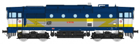 [Lokomotivy] → [Motorov] → [T478.3 „Brejlovec”] → 33321: dieselov lokomotiva modr-bl se lutm bleskem