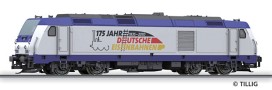 [Lokomotivy] → [Motorov] → [BR 246] → 04931: bl-modr s ernm pojezdem ITG „175 Jahre Deutsche Eisenbahn“