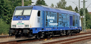 [Lokomotivy] → [Motorov] → [BR 246] → 04936 E: elektrick lokomotiva modr-bl s reklamnm potiskem