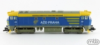 [Lokomotivy] → [Motorov] → [T478.1 „Bardotka”] → CD-749-039: dieselov lokomotiva v barevnm reklamnm ntru AD