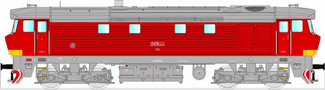 [Lokomotivy] → [Motorov] → [T478.1 „Bardotka”] → 33419: dieselov lokomotiva erven s vstranm pruhem