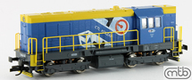[Lokomotivy] → [Motorov] → [T466.2/T448.0] → CTL T448p-040: dieselov lokomotiva modr-lut „CTL“