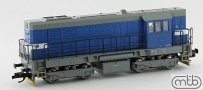 [Lokomotivy] → [Motorov] → [T466.2/T448.0] → AGC 740 773: dieselov lokomotiva modr s ernm pojedem