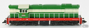[Lokomotivy] → [Motorov] → [T669.0 (770)] → ZSR-770-058: dieselov lokomotiva zelen-slonov kost, erven rm