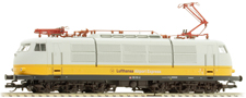 [Lokomotivy] → [Elektrick] → [BR 103] → 01653 E: elektrick lokomotiva v barevnm schematu „Lufthansa-Airport-Express“