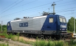 [Lokomotivy] → [Elektrick] → [BR 143] → 02378 E: modr-bl s edm pojezdem ″RBH Logistics GmbH″