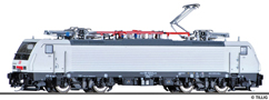 [Lokomotivy] → [Elektrick] → [BR 189] → 04470: elektrick lokomotiva bl s edou stechou, ern rm a pojezd