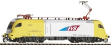 [Lokomotivy] → [Elektrick] → [BR 182 Taurus] → 47417: elektrick lokomotiva lut s logem EVB (Eisenbahn und Verkehrsbetriebe Elbe-WeserGBmbH)