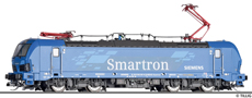 [Lokomotivy] → [Elektrick] → [BR 193 VECTRON] → 502290: elektrick lokomotiva s reklamnm potiskem „Smartron“