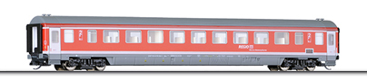 [Osobn vozy] → [Rychlkov] → [typ m] → 01598 E: erven-bl s edou stechou 2. t. „Mnchen-Nrnberg-Express“