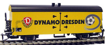 [Nkladn vozy] → [Kryt] → [2-os chladic, pivn a reklamn] → 500144: lut s ernou stechou ″Dynamo Dresden″