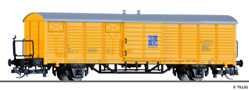 [Nkladn vozy] → [Kryt] → [2-os Gbs] → 17170 E: kryt nkladn vz lut s edou stechou do pracovnho vlaku „Spitzke AG“
