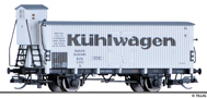 [Nkladn vozy] → [Kryt] → [2-os chladic] → 17376: chladic vz bl s edou stechou „Khlwagen“
