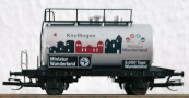 [Nkladn vozy] → [Cisternov] → [2-os Z52] → 501424: kotlov vz stbrn s reklamnm potiskem „5000 Tage Wunderland - Knuffingen”