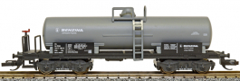 [Nkladn vozy] → [Cisternov] → [4-os Zas (Ra)] → 364: kotlov vz ed s ernm rmem a podvozky „Benzina“