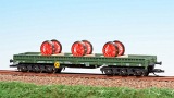 [Nkladn vozy] → [Nzkostnn] → [6-os nzkostnn] → 20301: zelen s nkladem dvojkol pro parn lokomotivy