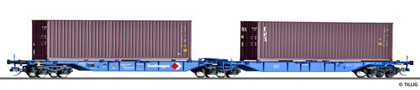[Nkladn vozy] → [Nzkostnn] → [6-os Kombiwaggon] → 18030: modr „Kombiwaggon“ se dvma kontejnery