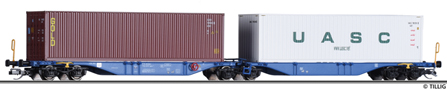 [Nkladn vozy] → [Nzkostnn] → [6-os Kombiwaggon] → 18064: dvoudln kontejnerov vz se dvma kontejnery 40′