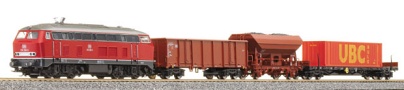 [Soupravy] → [S lokomotivou] → 01204: set dieselov lokomotivy BR 218 a t nkladnch voz