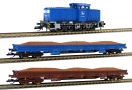 [Soupravy] → [S lokomotivou] → 01619 E: set lokomotivy BR 346 a dvou nzkostnnch voz s nkladem trku „Pressni