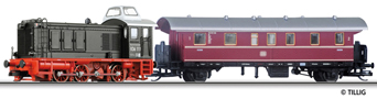 [Soupravy] → [S lokomotivou] → 501495: set lokomotivy V36 a osobnho vozu „Samba Express Teil 2“