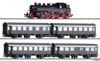 [Soupravy] → [S lokomotivou] → 01004 E: set parn lokomotivy a yt osobnch voz „DB-Personenzug 50er Jahre“