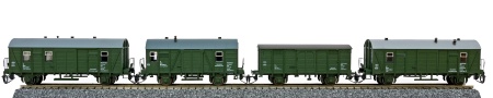 [Soupravy] → [Nkladn] → 01326: set ty zelench voz pracovnho vlaku