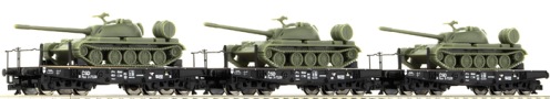 [Soupravy] → [Nkladn] → 37589: set t ploinovch voz s nkladem tank T55
