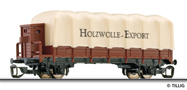 [Program „Start“] → [Nkladn vozy] → 14649: nzkostnn nkladn vz ervenohnd s brzdaskou budkou a s plachou „Holzwolle-Export“