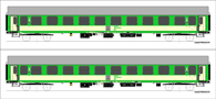[Soupravy] → [Osobn] → 501534: set dvou rychlkovch voz 2. t.