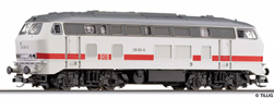 [Program „Start“] → [Lokomotivy] → 02709: dieselov lokomotiva bl s ervenm pruhem a edou stechou