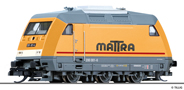 [Program „Start“] → [Lokomotivy] → 02492 E: dieselov lokomotiva v barevnm schematu „MATTRA“
