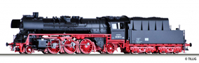 [Lokomotivy] → [Parní] → [BR 23] → 02050: parní lokomotiva černá s červeným pojezdem a kouřovými plechy