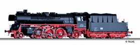 [Lokomotivy] → [Parní] → [BR 23] → 02051: parní lokomotiva černá s červeným pojezdem a kouřovými plechy