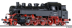 [Lokomotivy] → [Parní] → [BR 86] → 02178: parní lokomotiva černá s červeným pojezdem, muzeální lokomotiva