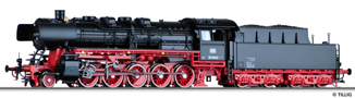 [Lokomotivy] → [Parní] → [BR 50] → 02097: černý s červeným pojezdem a kouřovými plechy
