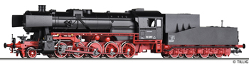 [Lokomotivy] → [Parní] → [BR 52] → 02266: parní lokomotiva černá s červeným pojezdem a s kouřovými plechy