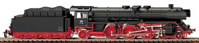 [Lokomotivy] → [Parní] → [BR 01] → 02122: parní lokomotiva černá s červeným pojezdem a kouřovými plechy